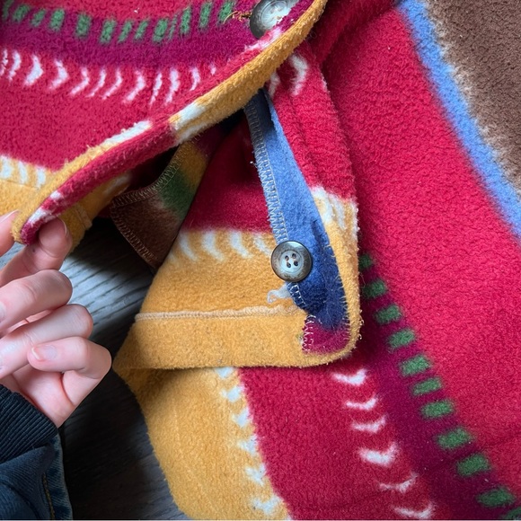 Vintage Fleece Button Up Jacket - Picture 16 of 16